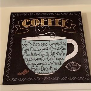 Coffee Canvas Sign!